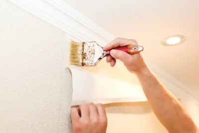 Pose de papier peint à Bresdon — revêtements muraux et toiles de verre